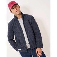 Crew Clothing Zip Up Fleece Indigo