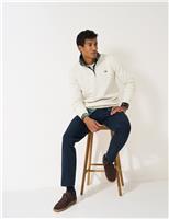 Cotton Rich Half Zip Sweatshirt