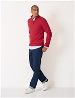 Pure Cotton Half Zip Jumper