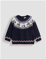 Tractor Fair Isle Jumper (1-7 Yrs)