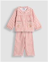 Pure Cotton Checked Hedgehog Pyjama (0-7 Yrs)