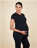 2pc Maternity and Nursing Lace Pyjama Set