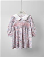 Pure Cotton Floral Dress (0 Mths-7 Yrs)