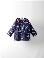 Waterproof Unicorn Hooded Jacket (0-6 Yrs)