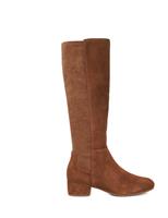 Wide Fit Suede Knee High Boots
