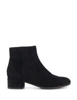 Wide Fit Suede Block Heel Ankle Boots
