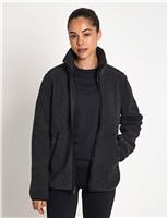 High Curl High Neck Fleece Jacket