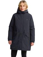 Chilly Frost Hooded Longline Parka Coat