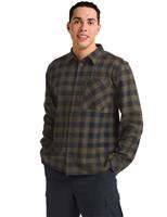 Jack Wolfskin Regular Fit Pure Cotton Checked Flannel Shirt Black Mix