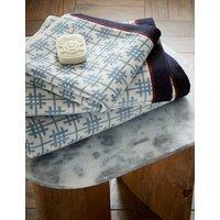Bedeck of Belfast Emmeline Crosshatch Towel Blue Mix