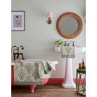 Joules Geometric Palm Towel Green Mix