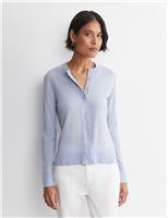 Pure Wool Button Front Cardigan