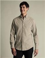 Slim Fit Pure Cotton Flannel Shirt