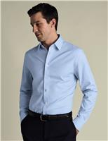Slim Fit Non Iron Pure Cotton Twill Shirt