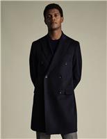 Pure Wool Double Breasted Overcoat
