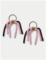 2pc Halloween Pumpkin Spiral Ponios