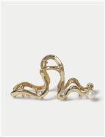 Gold Tone and Pearl Claw