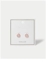 Natural Stone Stud Earrings