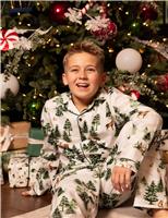 Cotton Rich Alpine Fern Family Christmas Pyjamas (2-13 Yrs)