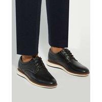 Dune London Leather Lace Up Shoe Black