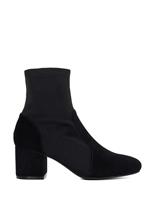 Block Heel Sock Boots