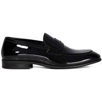 Dune London Patent Slip-On Loafers Black