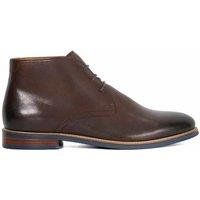 Dune London Leather Lace Up Boot Burgundy