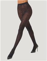 40 Denier Animal Print Sheer Tights
