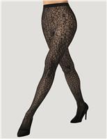 Snakeskin Sheer Tights