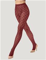 Geometric Sheer Tights