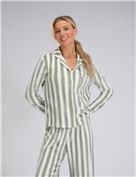 Velour Striped Pyjamas