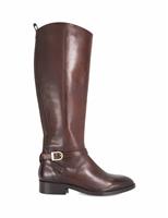 Wide Fit Leather Knee High Boots