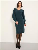 Sparkly Knee Length Jumper Dress