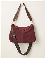 Suede Envelope Shoulder Bag