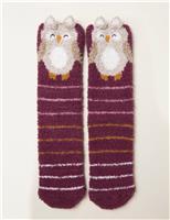 Owl Fluffy Socks in a Box