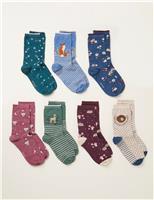 7pk Cotton Rich Trainer Socks