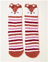 Striped Fluffy Socks