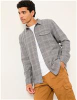 Regular Fit Pure Cotton Checked Shirt