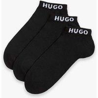 Hugo 3 Pack Cotton Rich Trainer Socks Black Mix