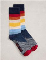 Patterned Cotton Rich Socks