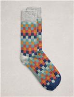 Patterned Cotton Rich Socks