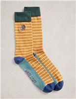 Striped Cotton Rich Socks