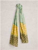 Cotton Blend Printed Scarf
