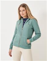 Cotton Rich Zip Up Hoodie