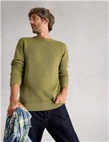 Pure Cotton Crew Neck Jumper