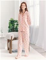 Jersey Croissant Print Pyjama Set