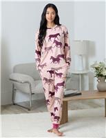Jersey Zebra Print Pyjama Set