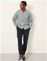 Regular Fit Pure Cotton Floral Shirt