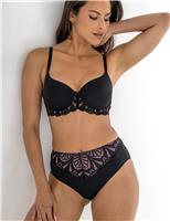 Pour Moi New Romance Balconette T-Shirt Bra Black Mix