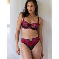 Pour Moi Mesh Embroidered Wired Full Cup Bra Black Mix